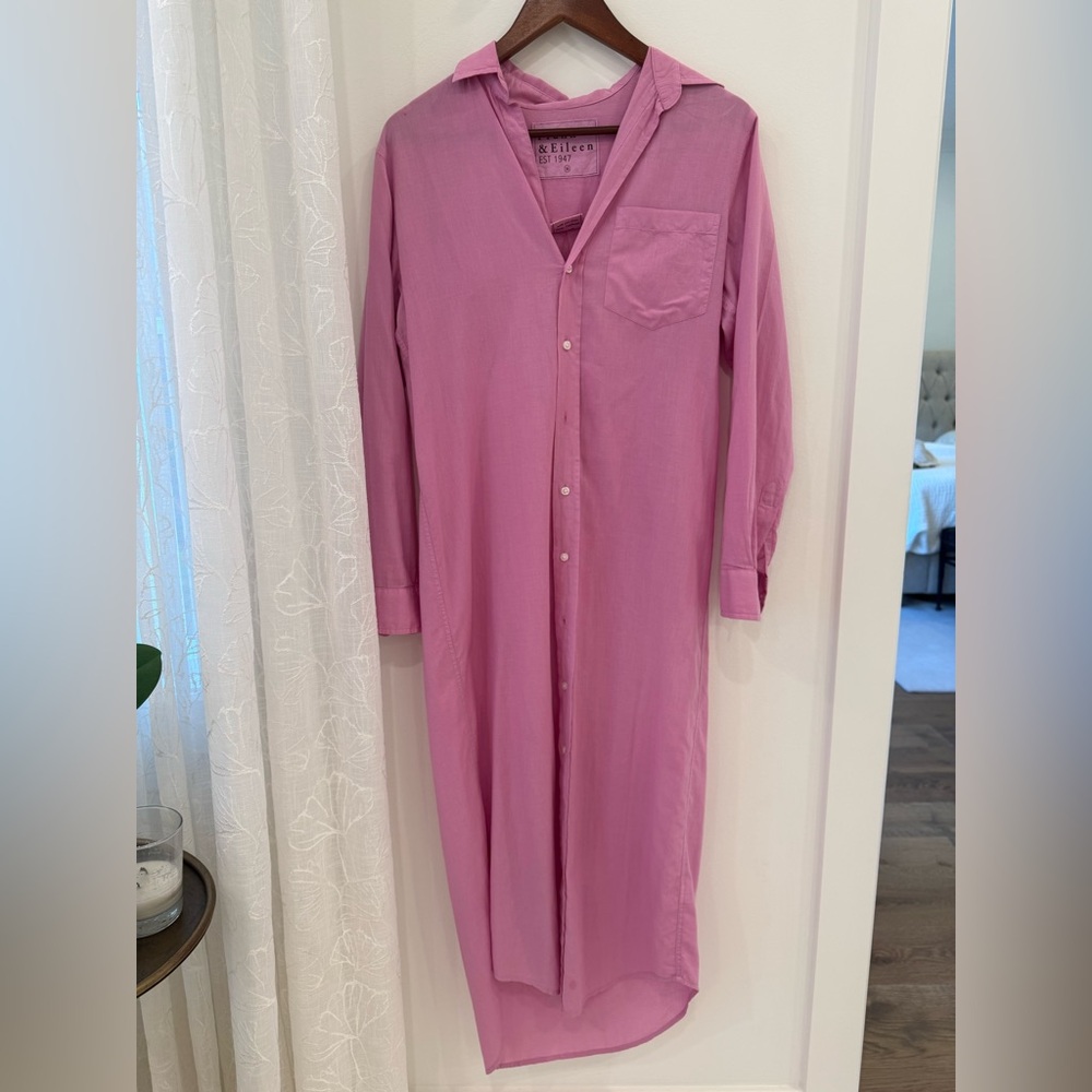 Frank & Eileen Rory woven dress in color POP - XS
